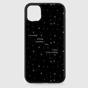 I refuse to love black star Phone Case